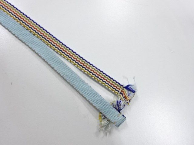  アンティーク　正絹　帯留め用　手組三分紐